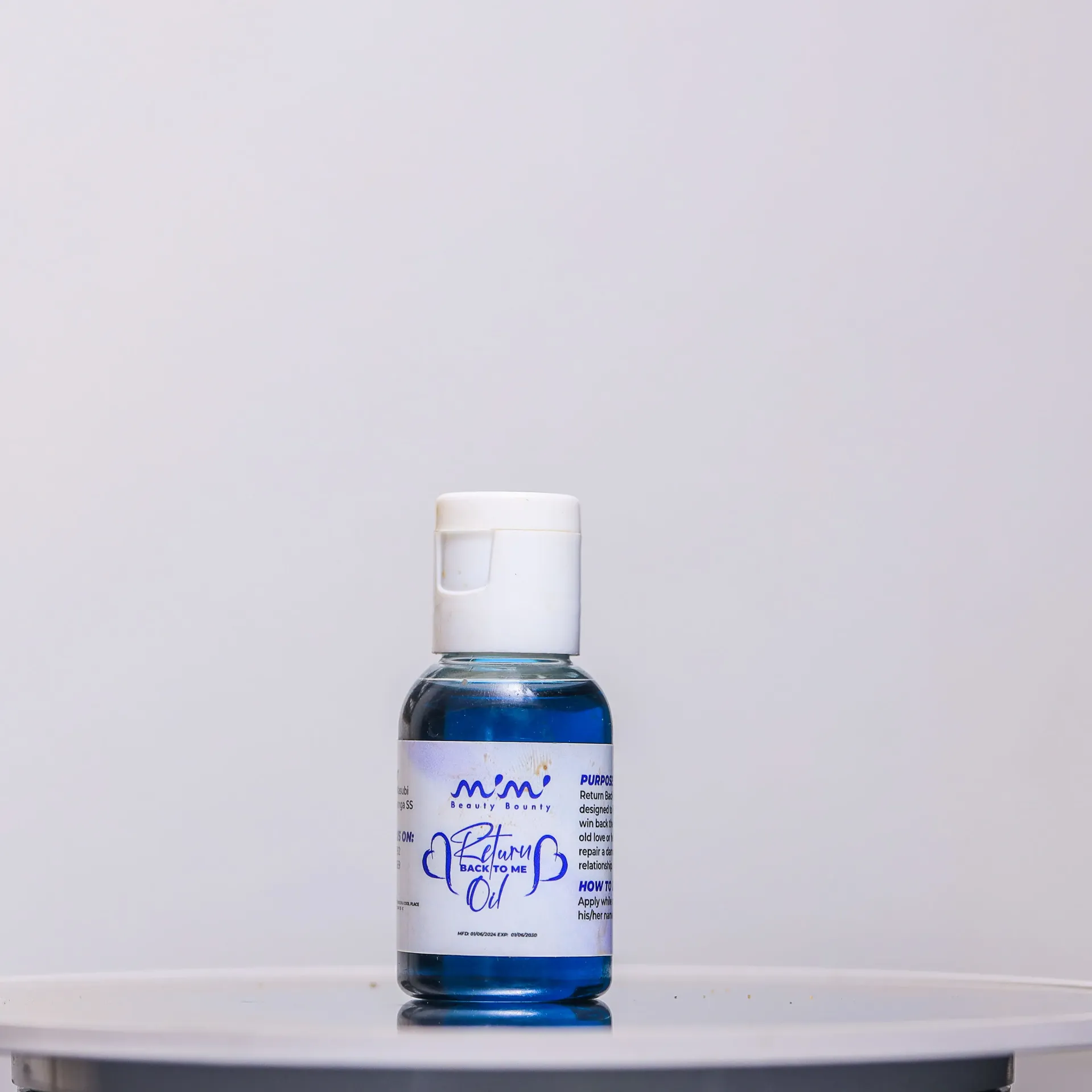 Return back to me oil